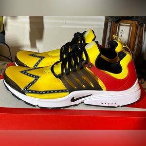 Mens Nike air presto yellow red black